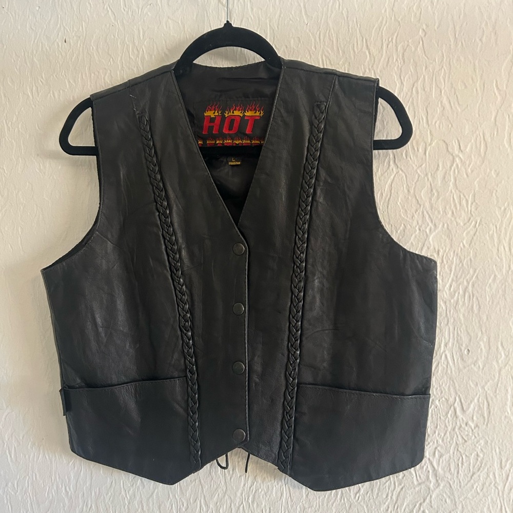Vintage leather vest